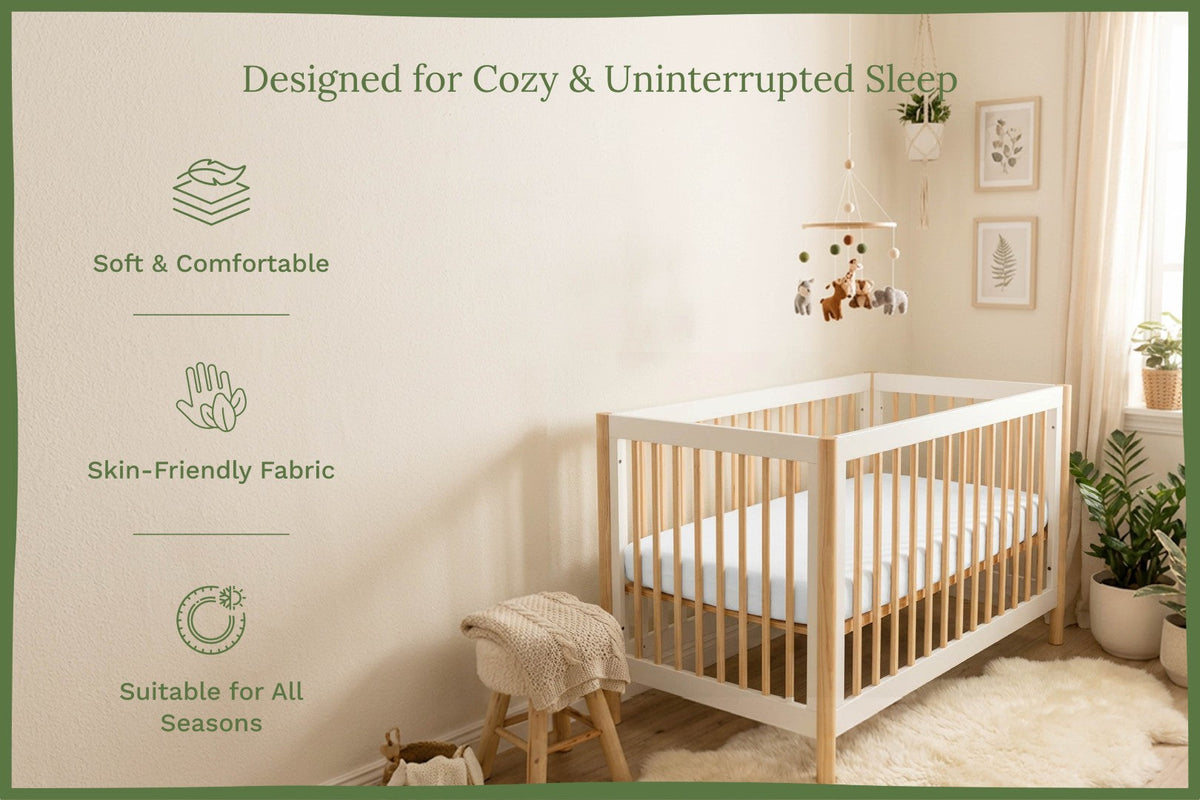 Sateen Baby Crib Sheets – Consulate X, view 9 of 14