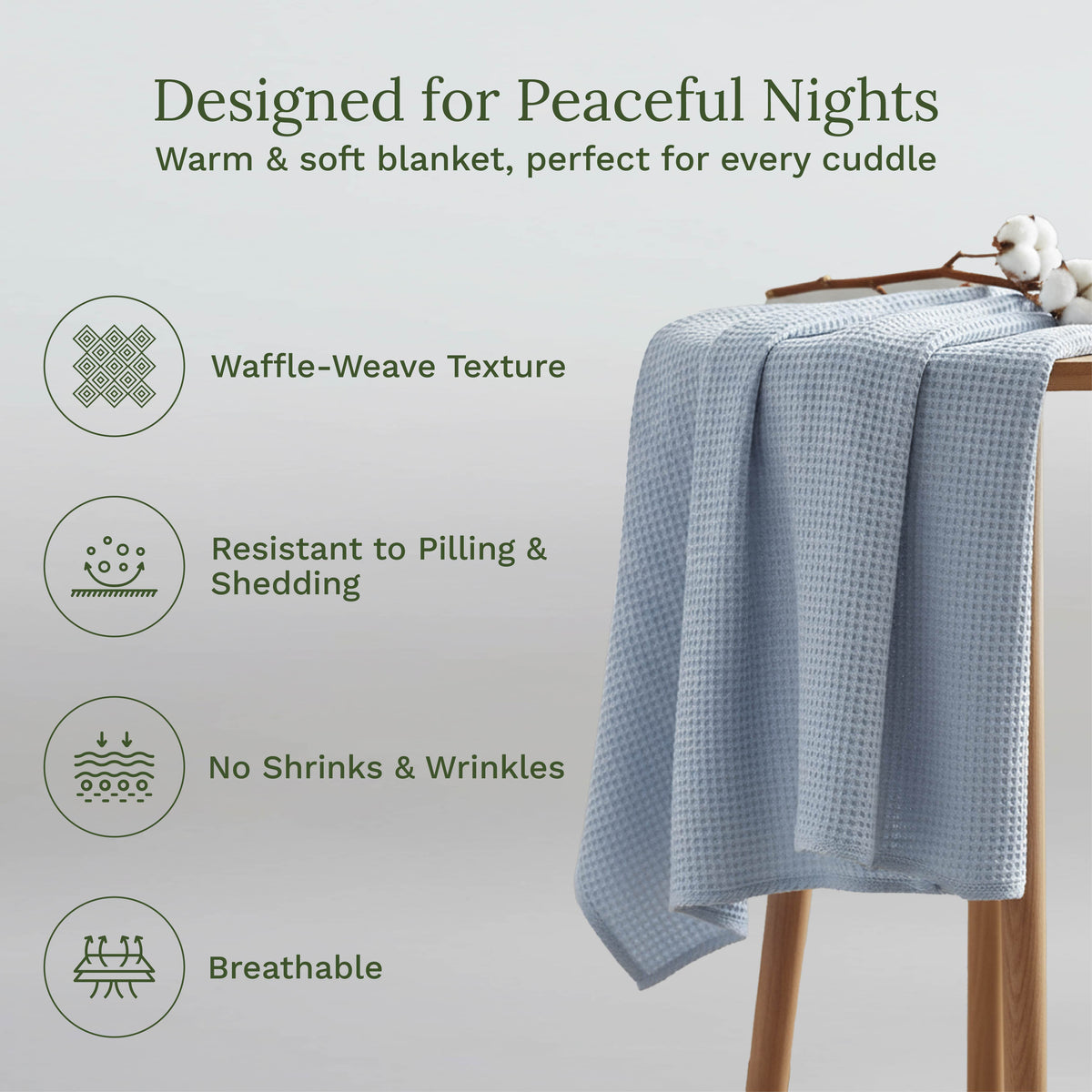 Waffle Weave Blanket – Consulate X, view 32 of 42