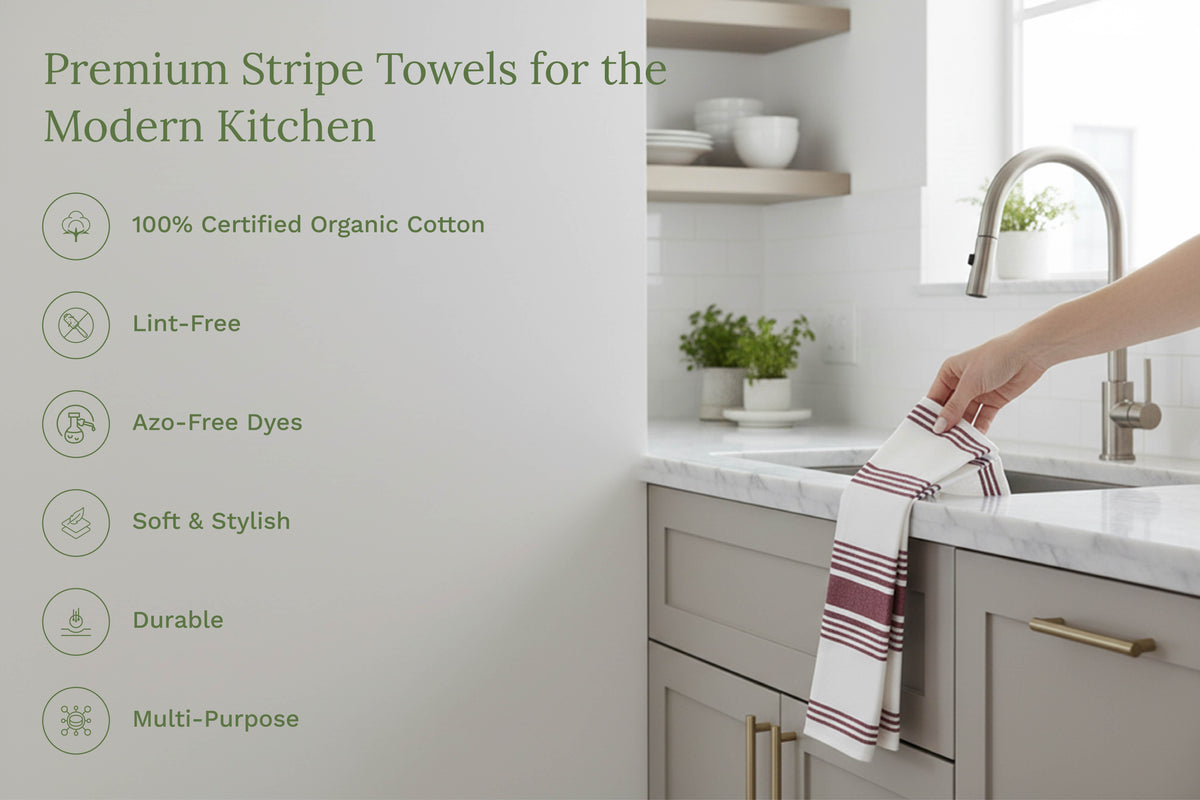 Striped Kitchen Towels – Consulate X, view 17 of 47