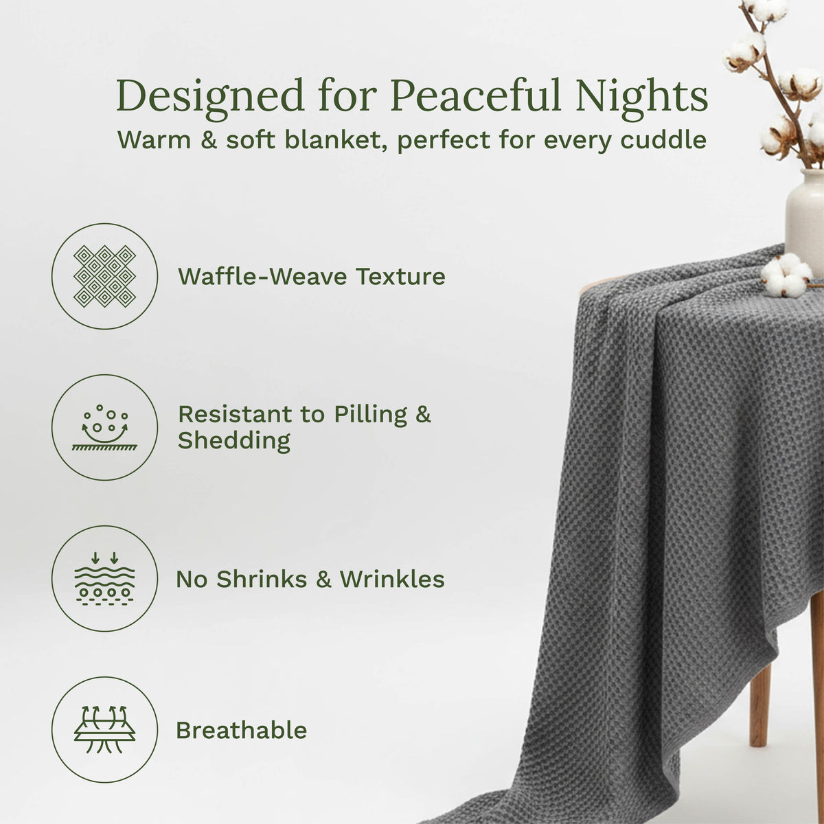 Waffle Weave Blanket – Consulate X, view 18 of 42