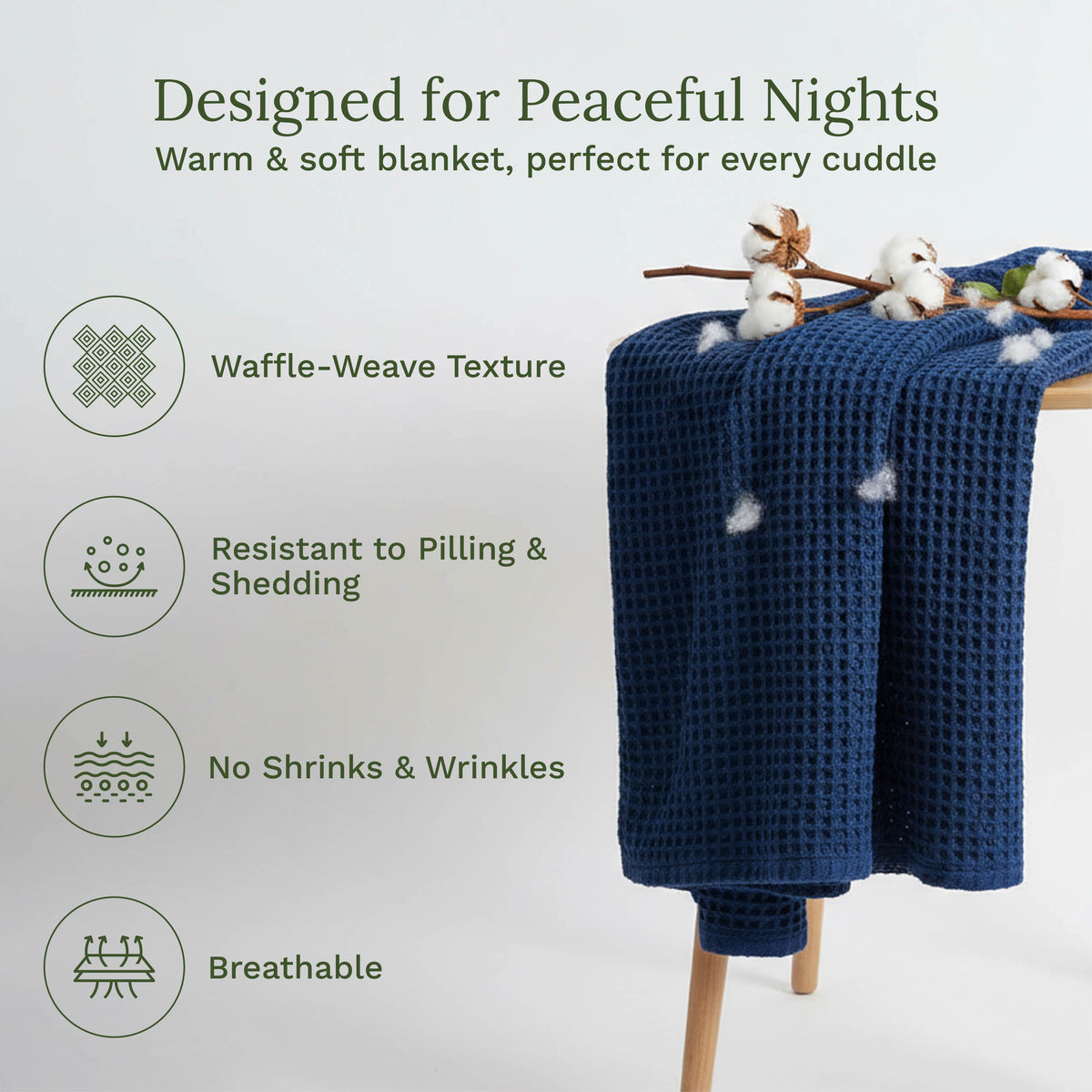 Waffle Weave Blanket – Consulate X, view 11 of 42