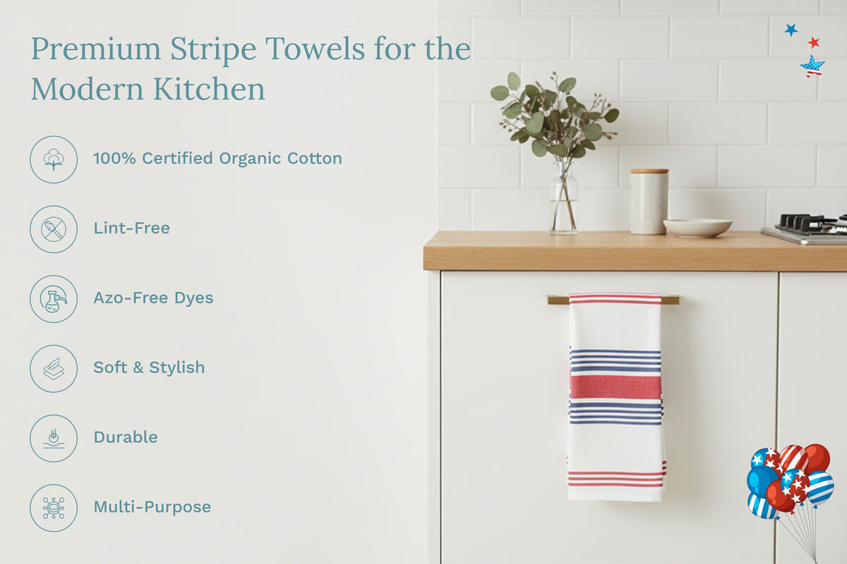 Striped Kitchen Towels – Consulate X, view 23 of 47