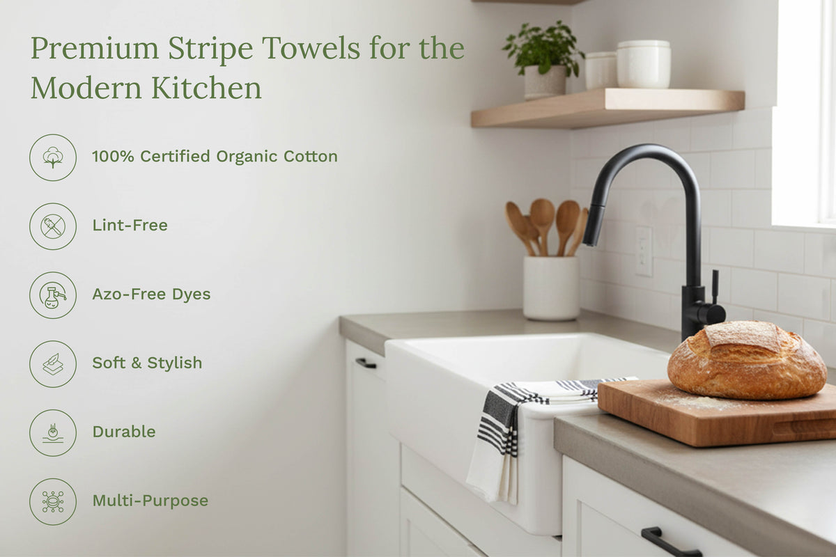 Striped Kitchen Towels – Consulate X, view 5 of 47