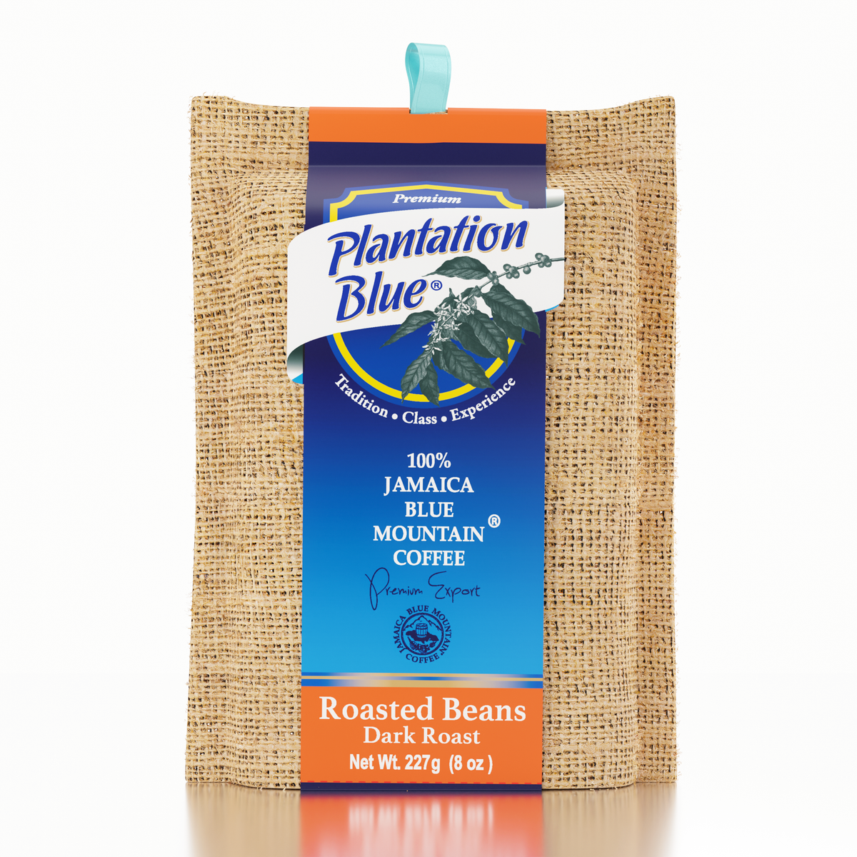 Plantation Blue 100% Jamaica Blue Mountain Coffee — Dark Roast Whole Beans | 8oz | JACRA Certified – Consulate X, view 1 of 9