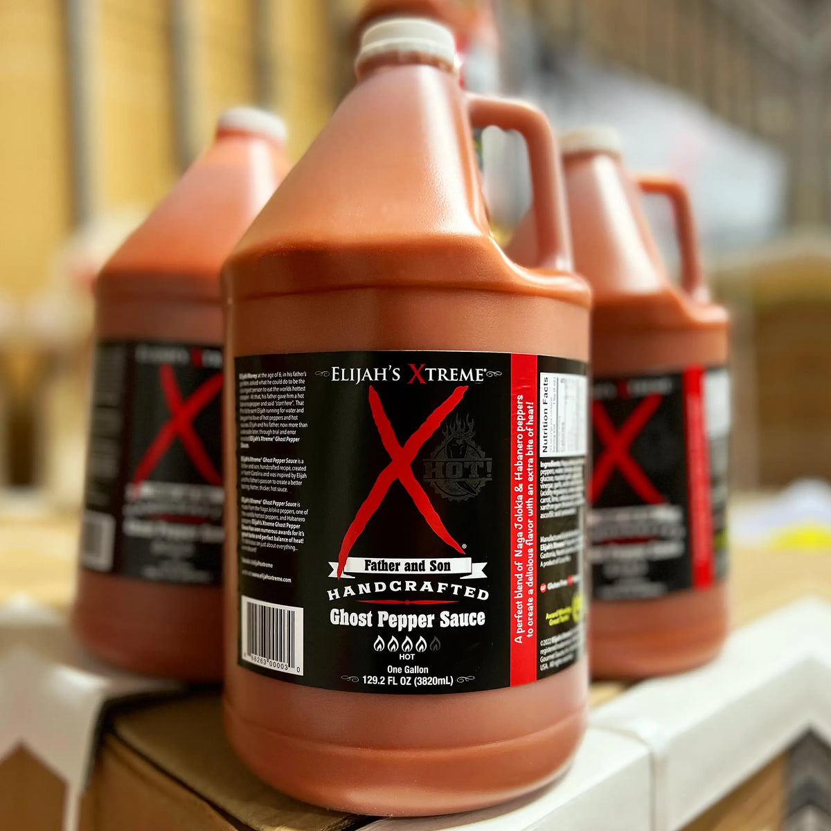 Ghost Pepper Hot Sauce Gallon (128oz) – Consulate X, view 2 of 2