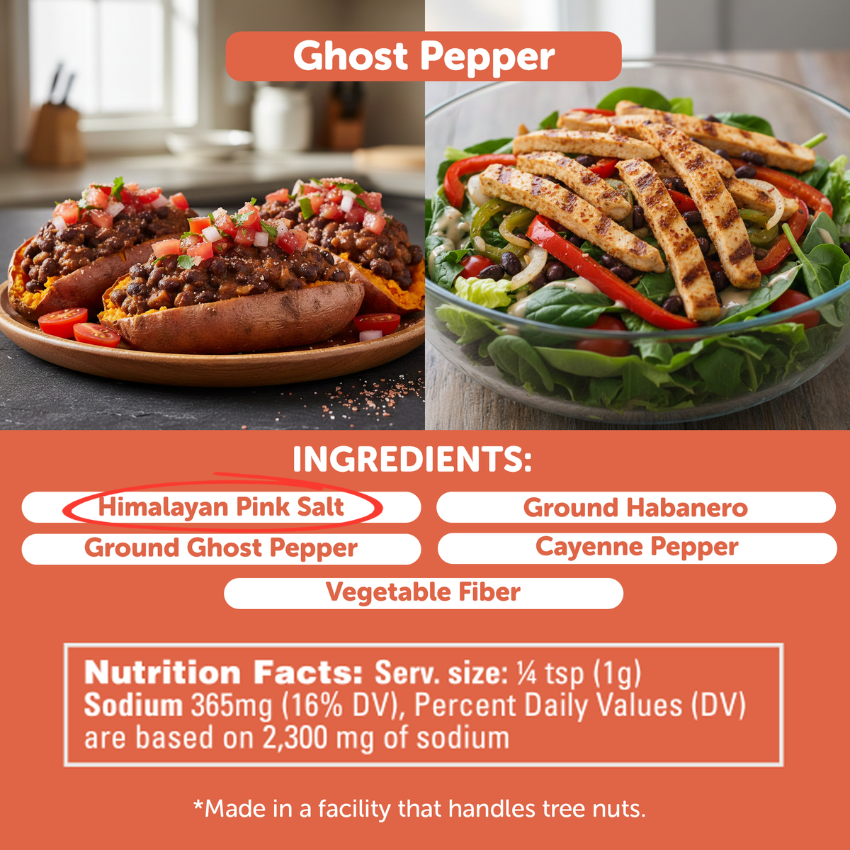Ghost Pepper Hot Himalayan Salt Seasoning🌶️🔥 – The Spiciest Salt We Make! – Consulate X, view 4 of 5