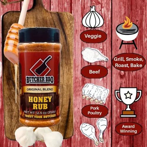 Honey Rub BBQ Seasoning "The Original" Dry Rub Spice – Consulate X, view 5 of 9