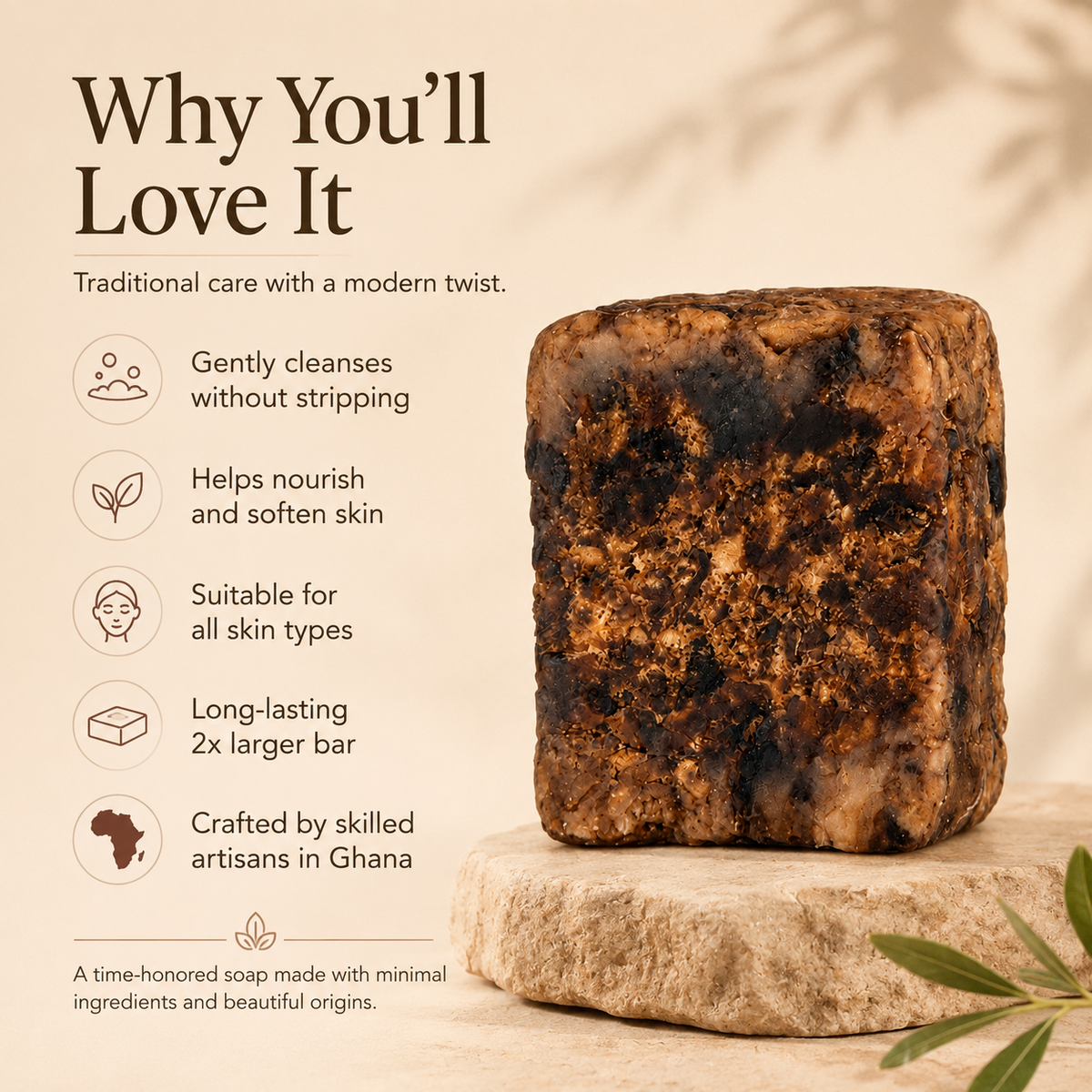 RAW African Black Soap – Consulate X, view 2 of 5