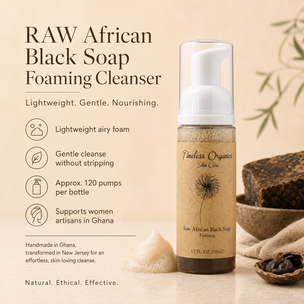 Liquid RAW African Black Soap - Foaming – Consulate X, view 2 of 5