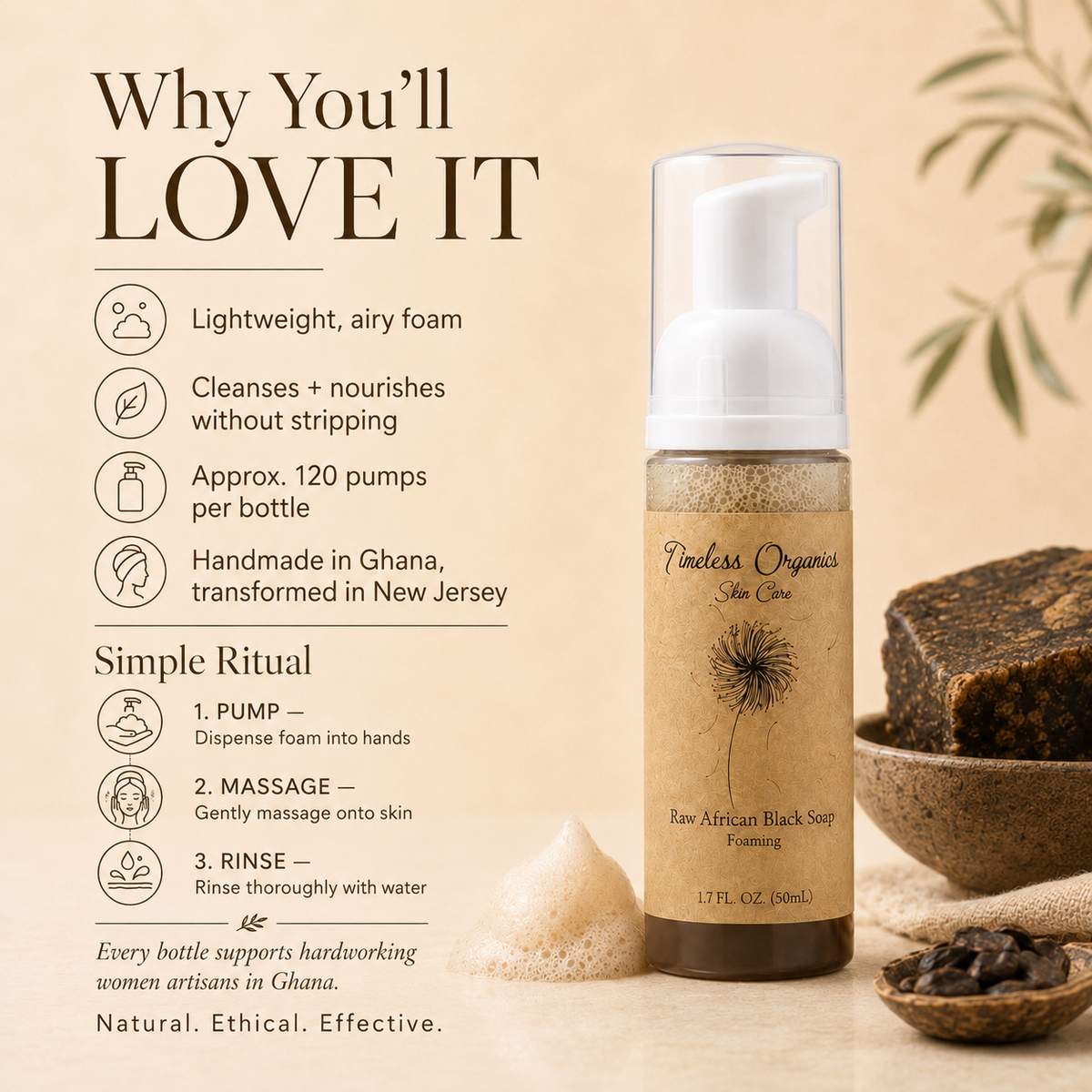 Liquid RAW African Black Soap - Foaming – Consulate X, view 4 of 5