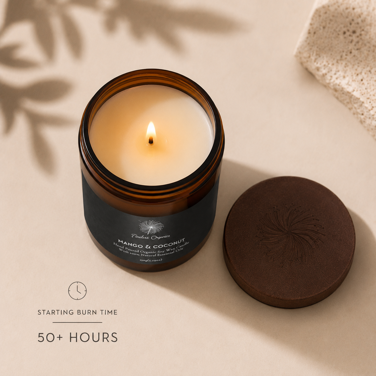 Timeless Candle - Mango + Coconut – Consulate X, view 4 of 5