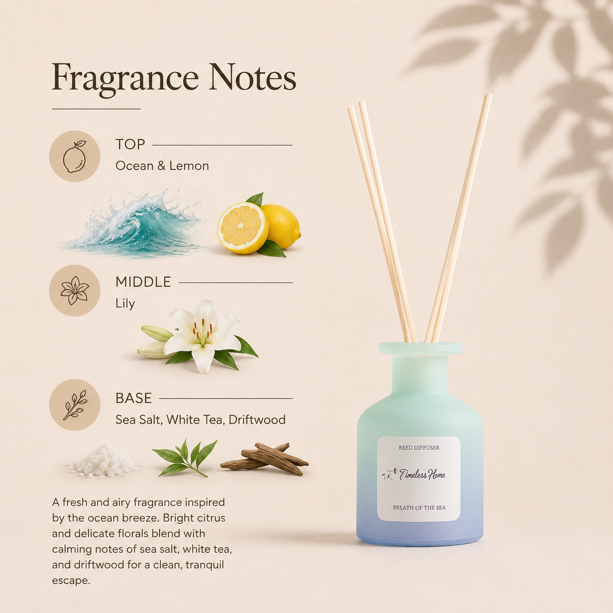 Reed Diffuser - Breathe of The Sea – Consulate X, view 2 of 7