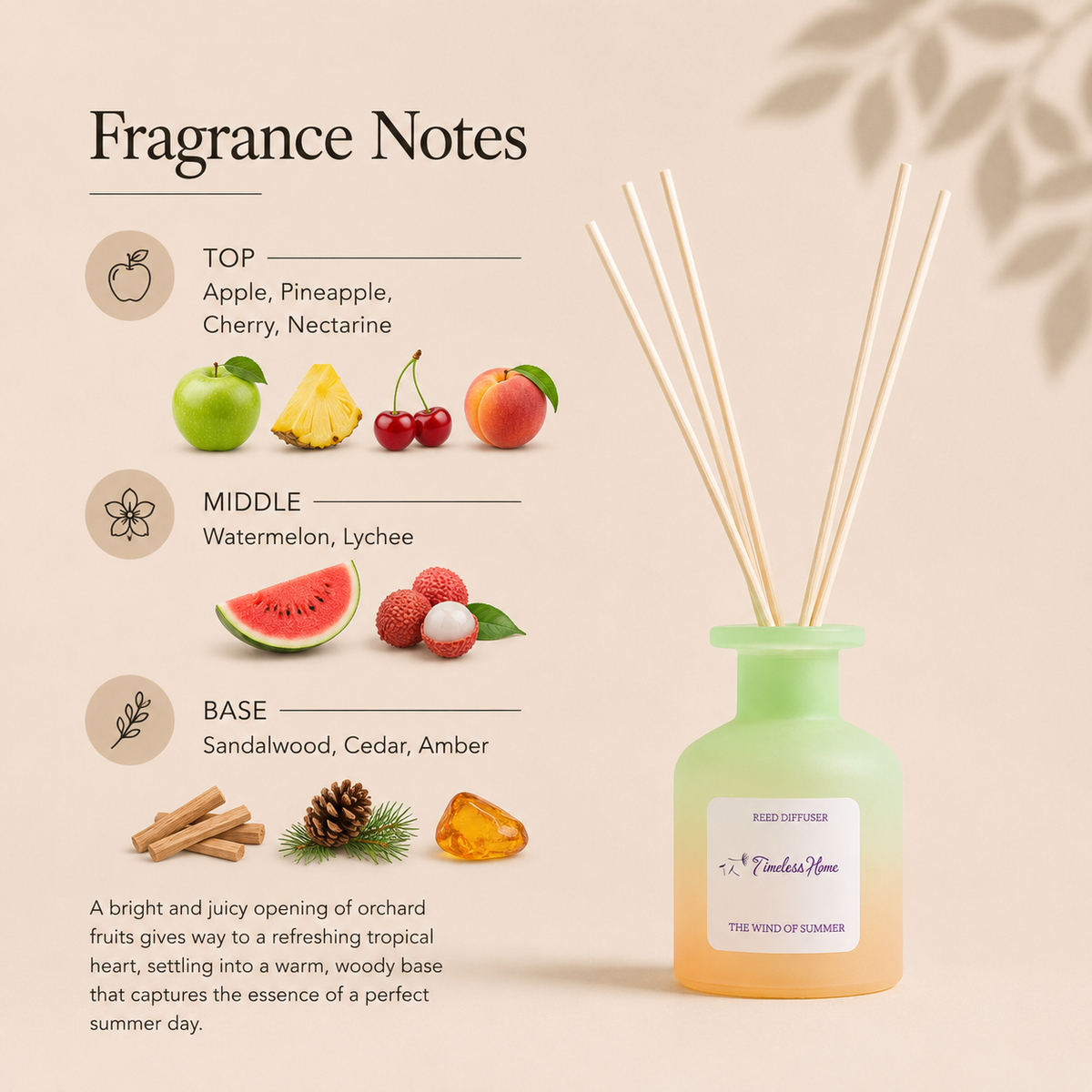 Reed Diffuser - The Wind of Summer – Consulate X, view 2 of 5