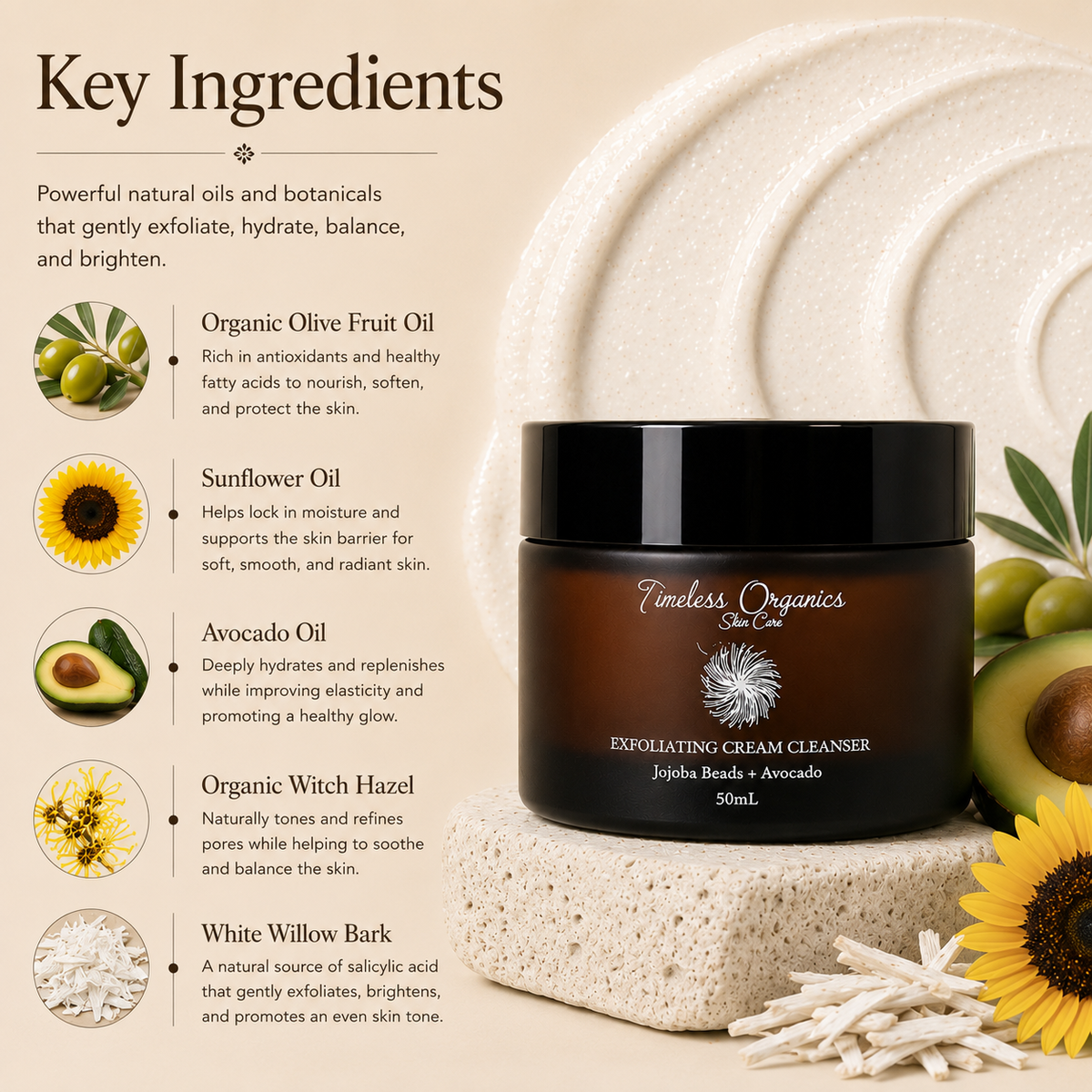 Exfoliating Creme Cleanser - Brightening + Toning – Consulate X, view 3 of 4