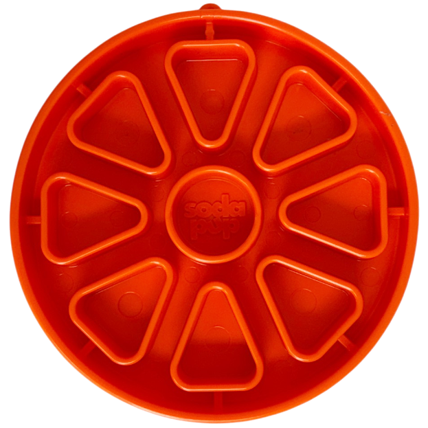 Citrus Softie eTray Shallow Slow Feeder Dog Bowl |  USA Made – Consulate X, view 1 of 5