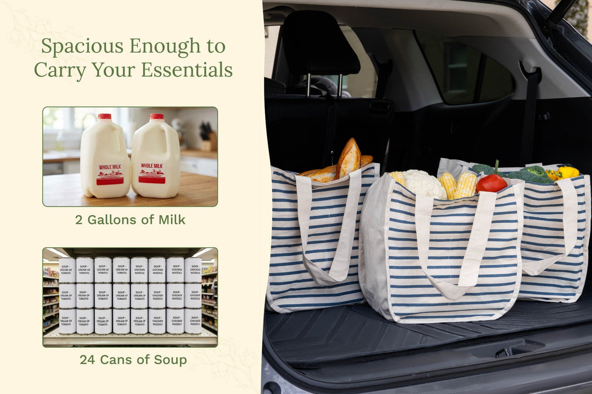 Canvas Grocery Tote Bags – Consulate X, view 19 of 19