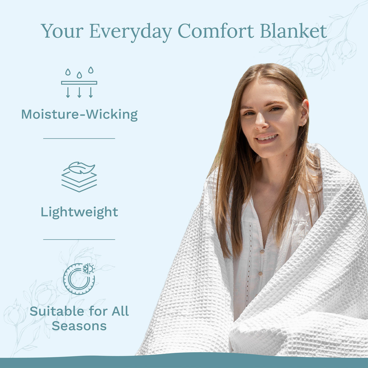 Waffle Weave Blanket – Consulate X, view 26 of 42