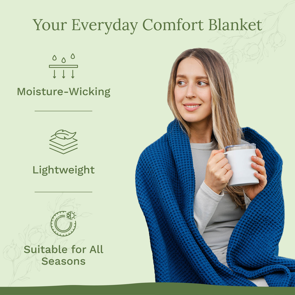 Waffle Weave Blanket – Consulate X, view 12 of 42