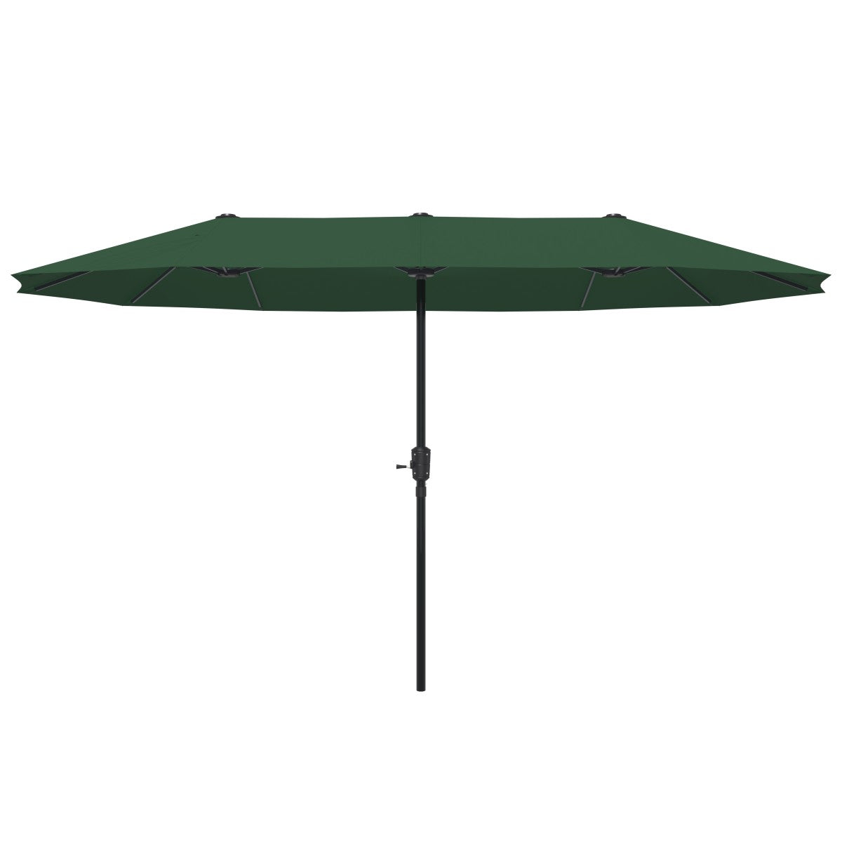 Ainfox 13ft Large Patio Umbrella, Outdoor Double-Sided Rectangle Market Heavy Duty Umbrellas without Base – Consulate X, view 10 of 24