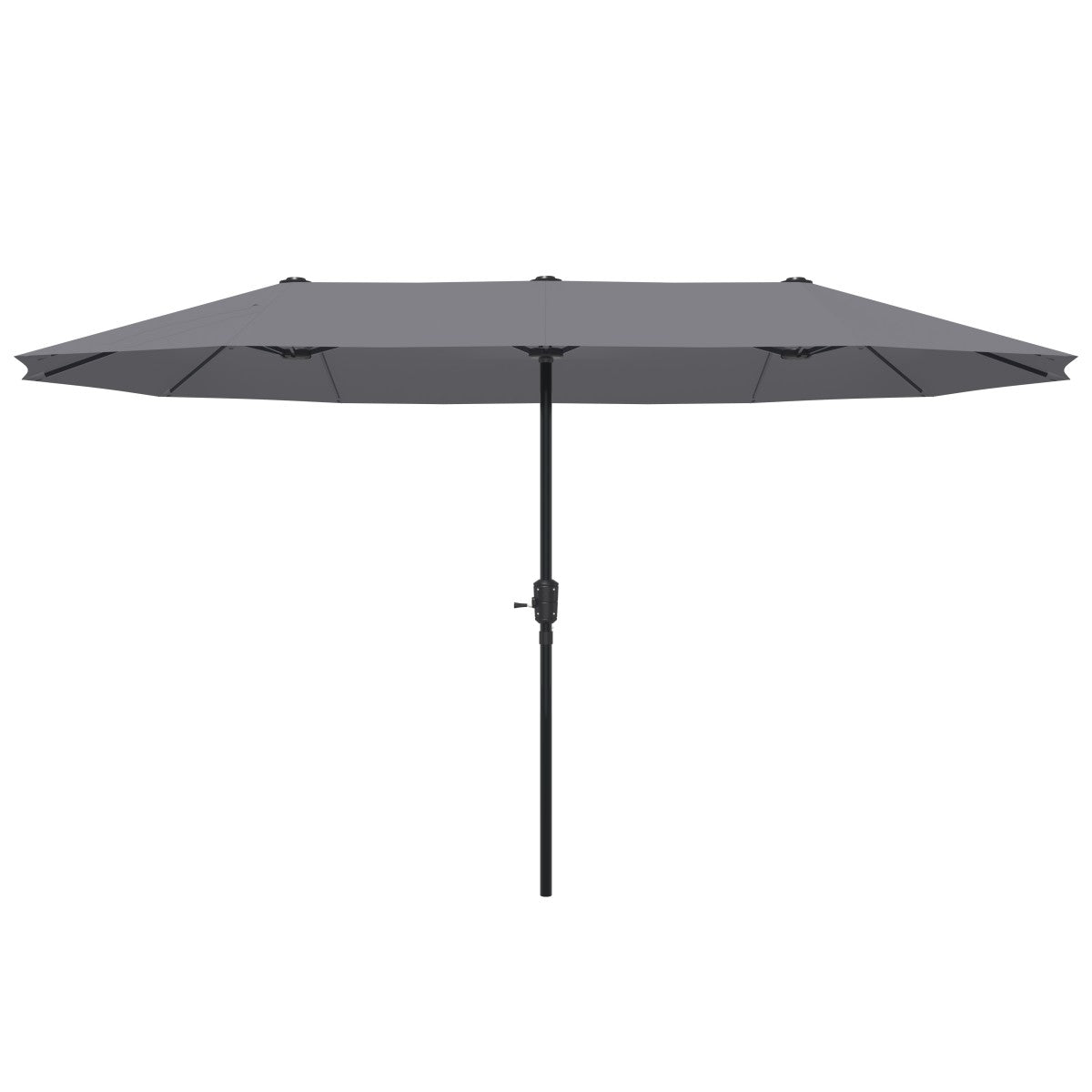 Ainfox 13ft Large Patio Umbrella, Outdoor Double-Sided Rectangle Market Heavy Duty Umbrellas without Base – Consulate X, view 16 of 24