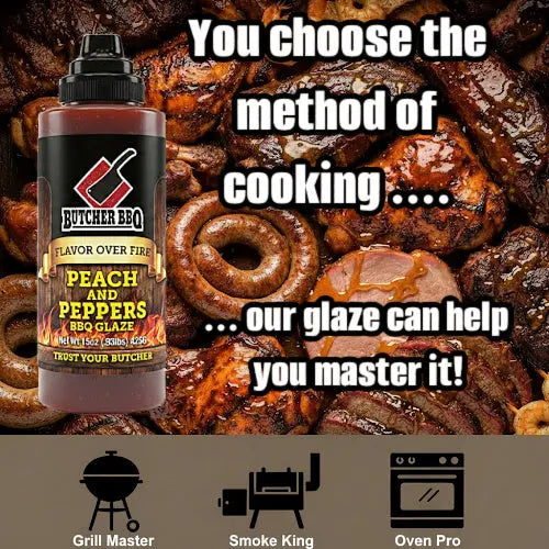 Peach & Pepper BBQ Glaze "Flavor over Fire" – Consulate X, view 4 of 6