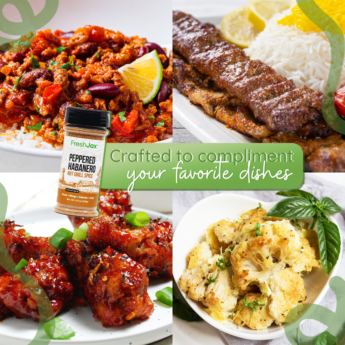 Peppered Habanero Hot Grill Spice – Low Sodium Fiery Seasoning Blend – Consulate X, view 2 of 5