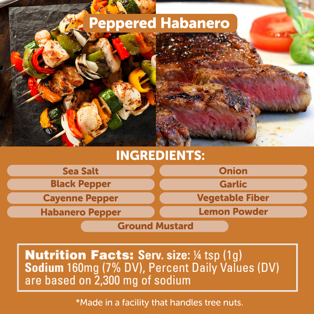 Peppered Habanero Hot Grill Spice – Low Sodium Fiery Seasoning Blend – Consulate X, view 4 of 5