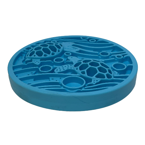 Turtle eMat-Mini Lick Mat with Suction Cups - Small Dogs & Cats | USA – Consulate X, view 9 of 12