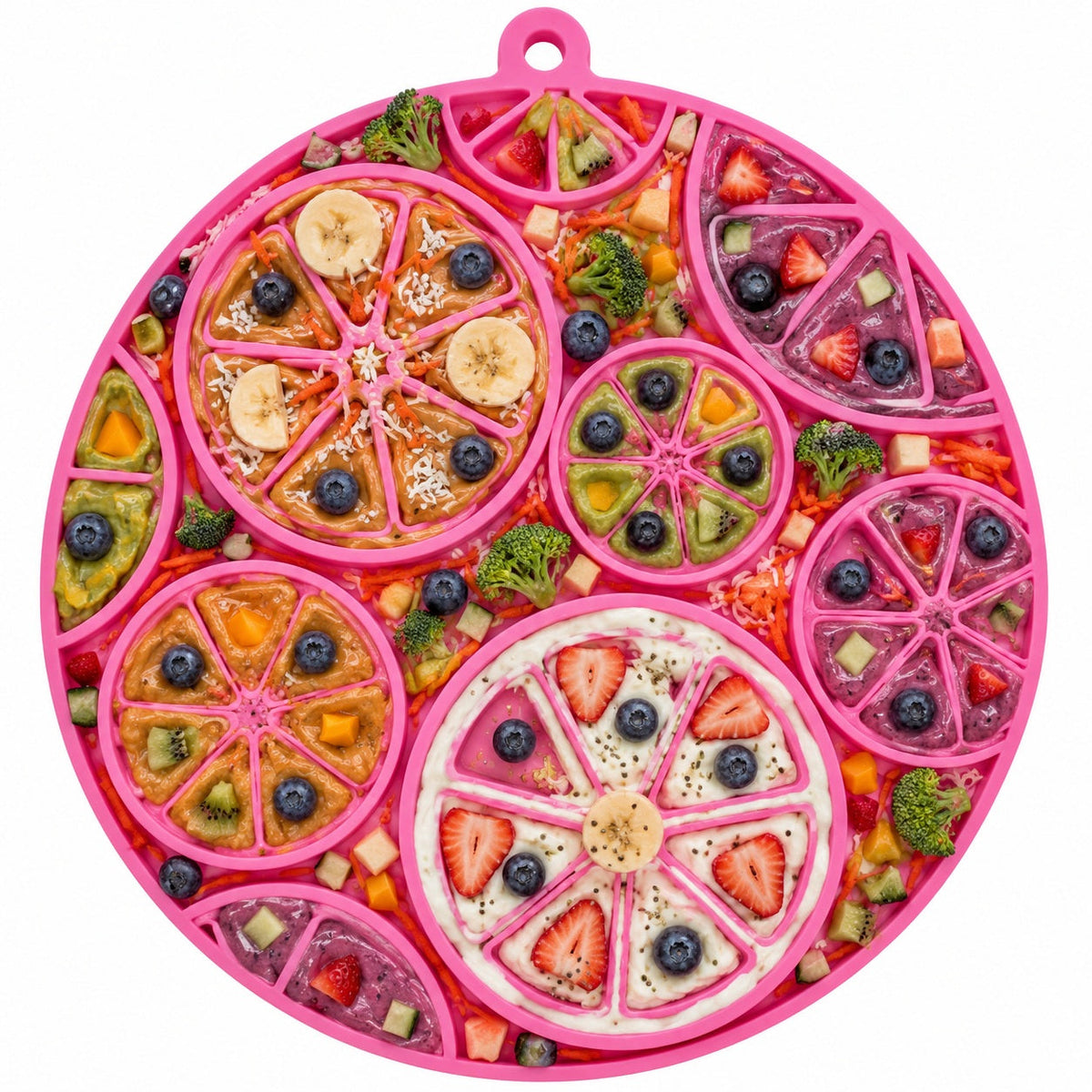 Citrus Design eMat - Enrichment Lick Mat For Dogs and Cats - with Suction Cups | USA Made – Consulate X, view 7 of 12