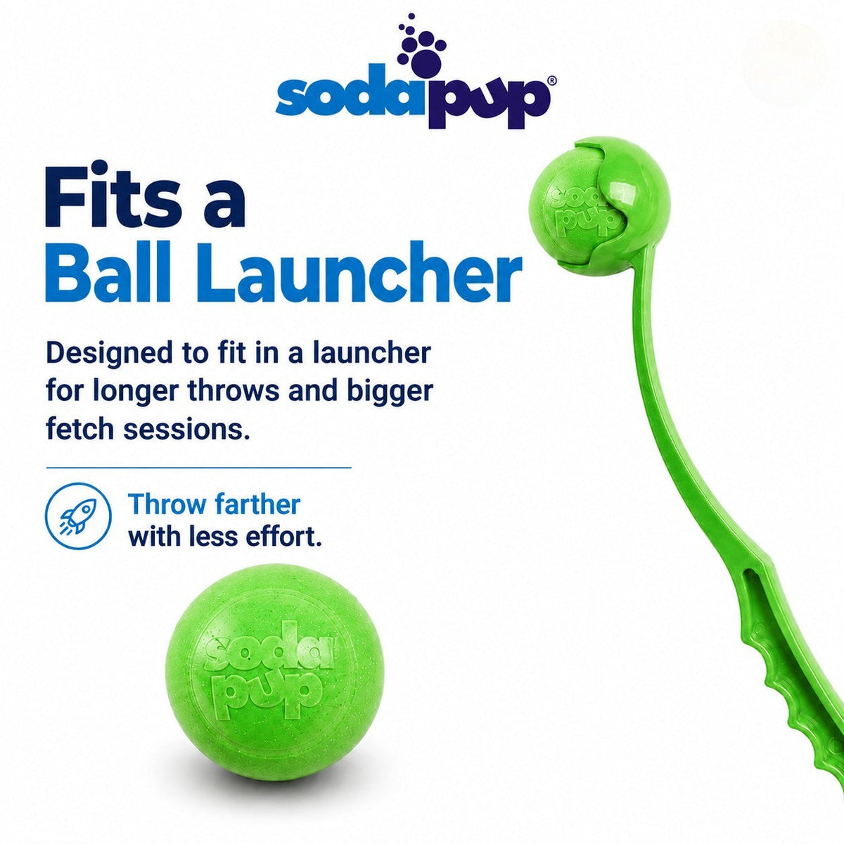 Green Glitter Ball 2-Pack Dog Toy | Soft PUP-X Rubber Floating Fetch Ball with Treat Dispenser | USA Made – Consulate X, view 6 of 8