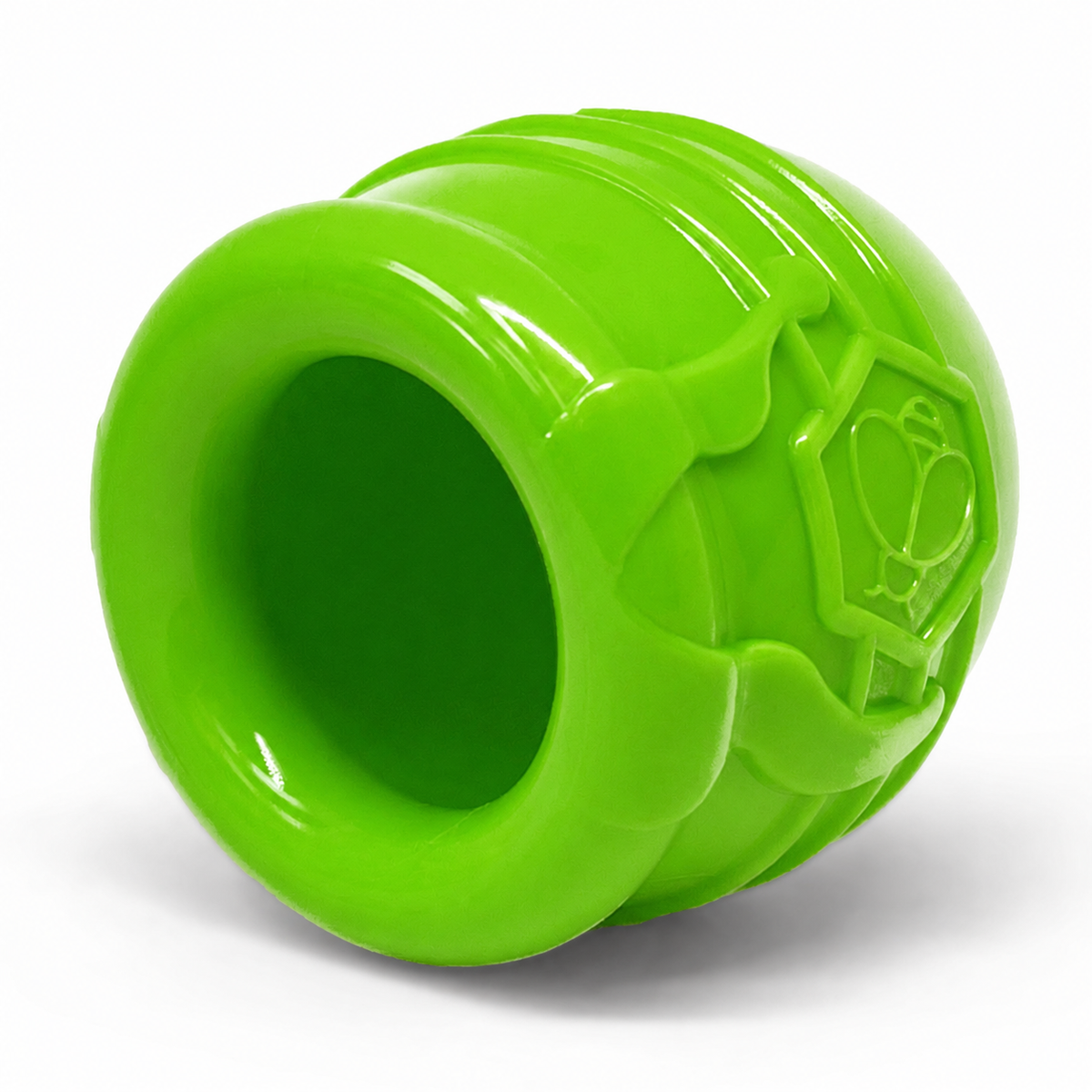 Honey Pot Dog eCup Treat Dispenser | Durable PUP-X Rubber Enrichment Toy | USA Made - Limited Edition Apple Green – Consulate X, view 8 of 9