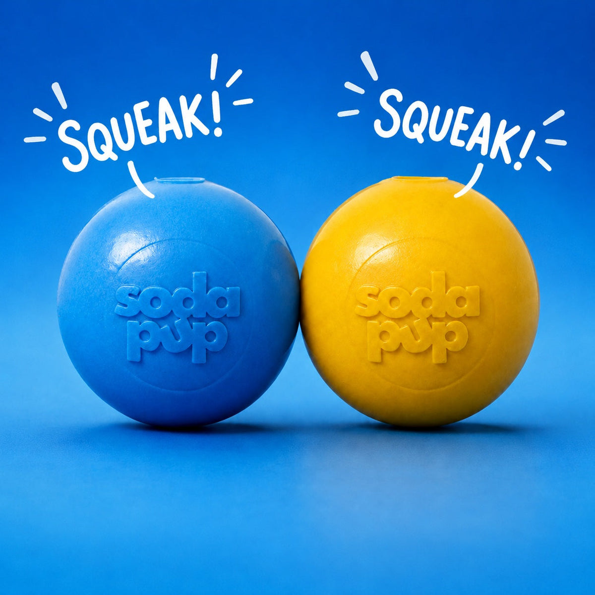 Squeak Ball - Durable Squeaky Dog Toy, Floats, Chew Toy | USA Made – Consulate X, view 1 of 16