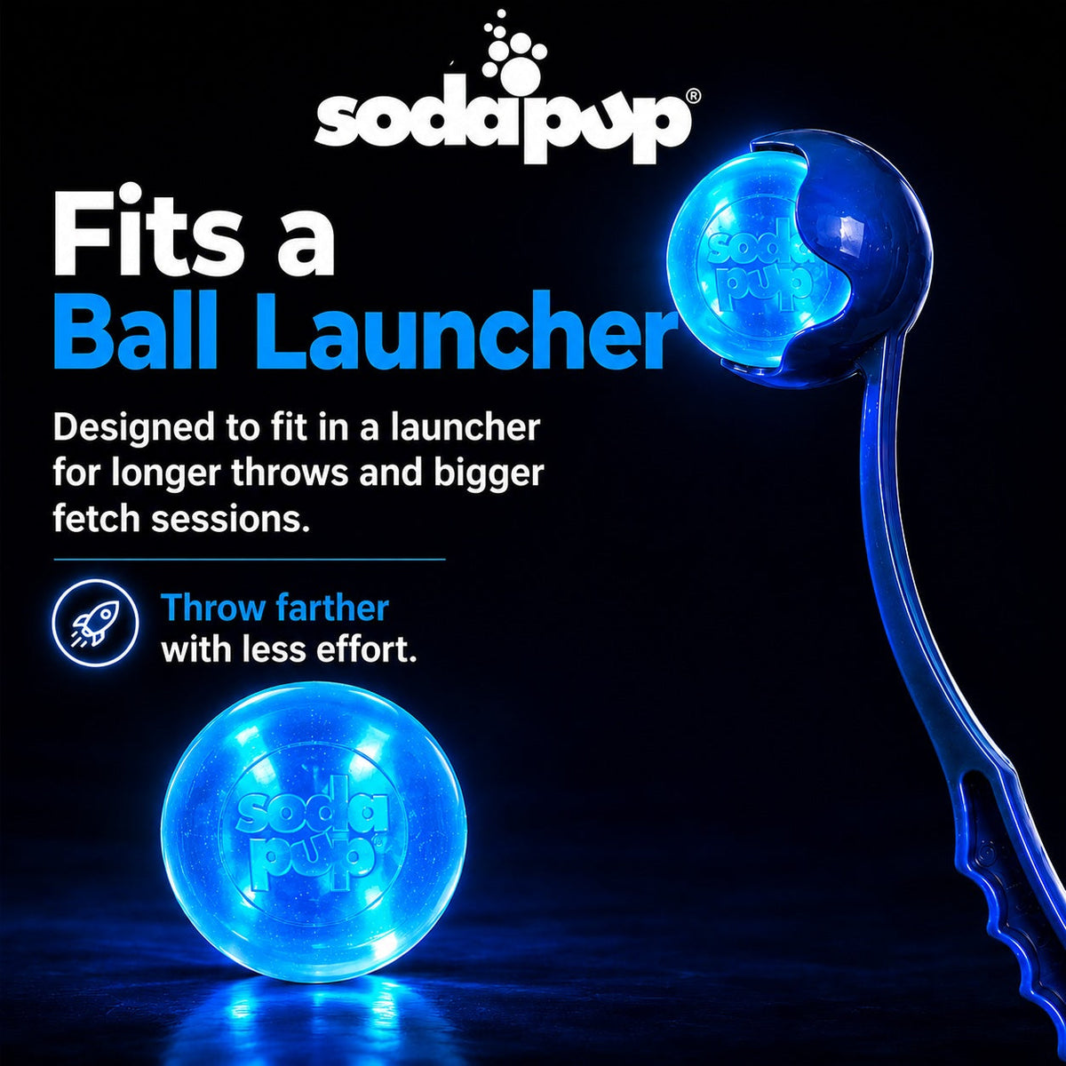 Strobe Ball Light-Up Dog Toy - Durable Floating Chew Ball | Made in USA – Consulate X, view 6 of 9