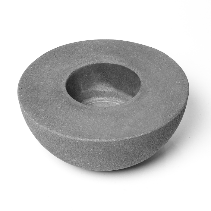 Concrete Semi-Round Fire Pit – Consulate X, view 4 of 8