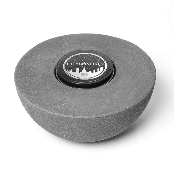 Concrete Semi-Round Fire Pit – Consulate X, view 5 of 8