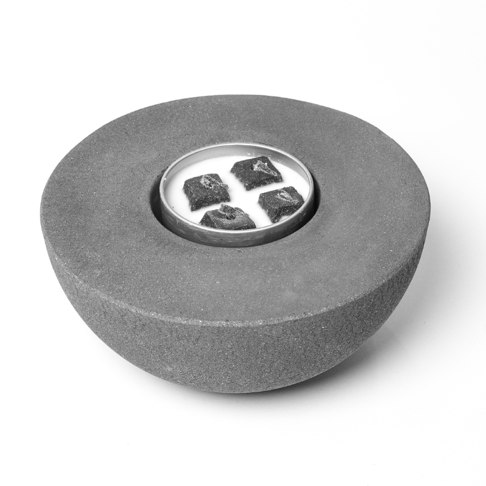 Concrete Semi-Round Fire Pit – Consulate X, view 6 of 8