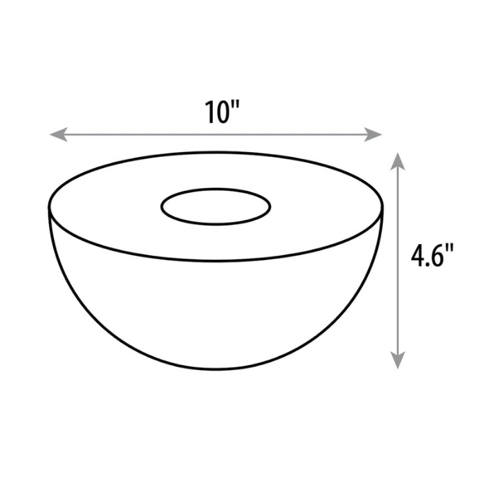 Concrete Semi-Round Fire Pit – Consulate X, view 8 of 8