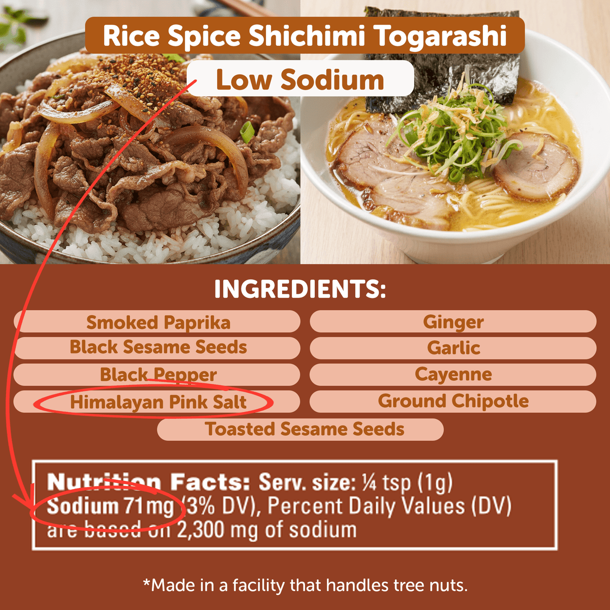 Shichimi Togarashi Japanese 7-Spice | Low Sodium & GLP-1 Friendly Umami Seasoning Blend – Consulate X, view 4 of 5