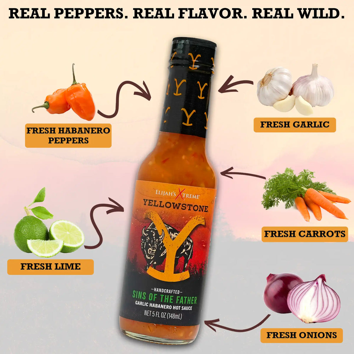 Yellowstone Hot Sauce Variety Pack 4 Bottles – Consulate X, view 2 of 10