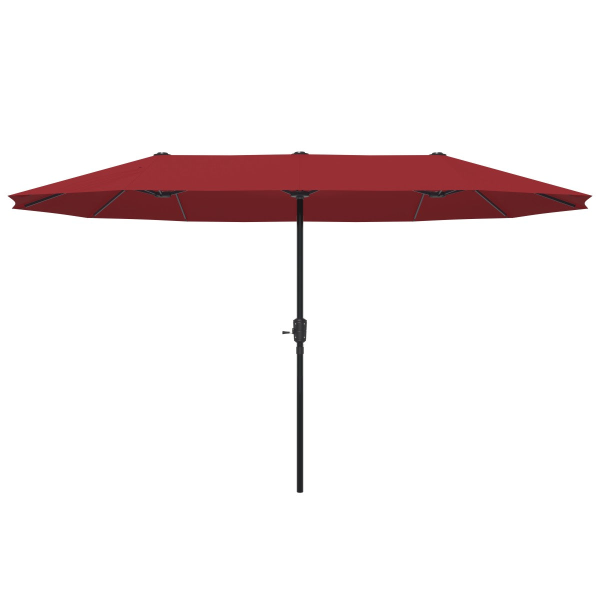 Ainfox 13ft Large Patio Umbrella, Outdoor Double-Sided Rectangle Market Heavy Duty Umbrellas without Base – Consulate X, view 14 of 24