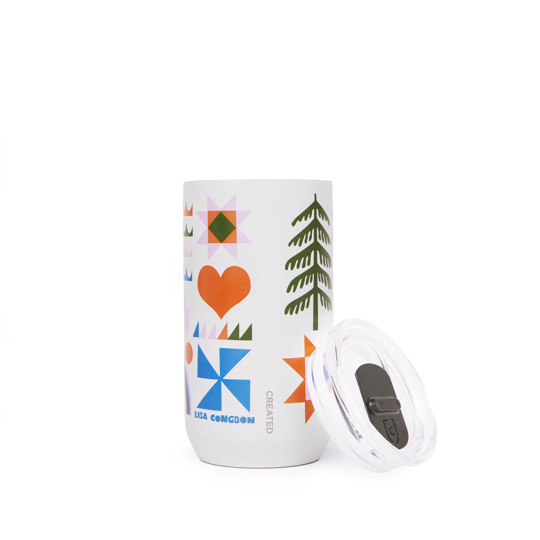 Lisa Congdon - 12 oz Everyday Tumbler – Consulate X, view 4 of 4