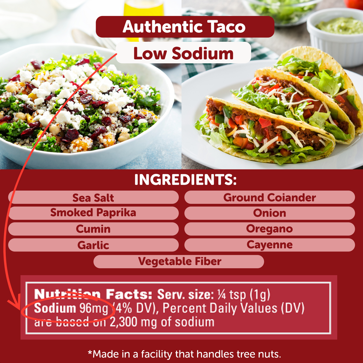 Low Sodium Taco Seasoning | Clean Label, GLP-1 Friendly Mexican Spice – Consulate X, view 4 of 5