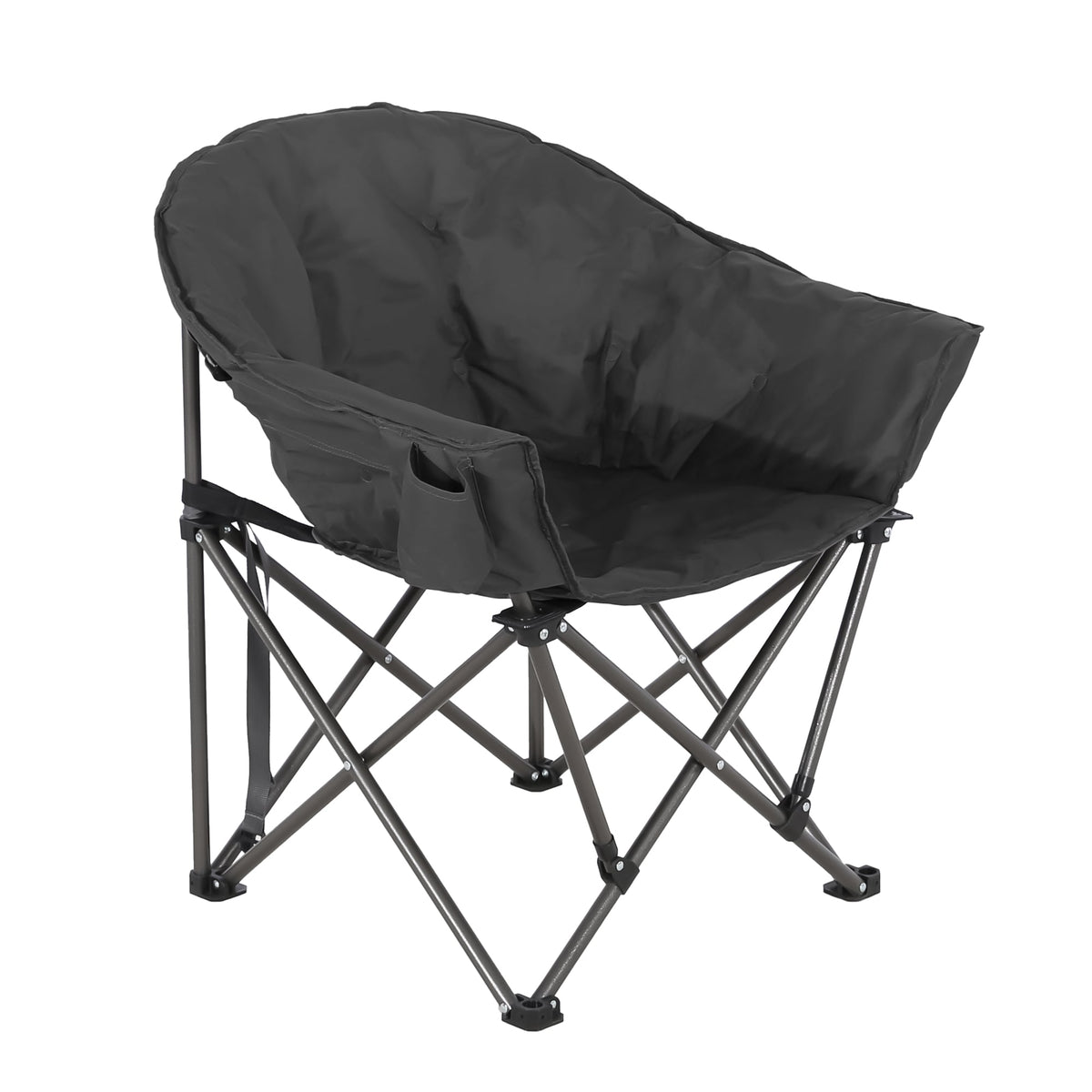 Ainfox 2PCS Oversized Camping Chair Folding Chair Camp Chair for Outdoor, Adults, Men and Women – Consulate X, view 5 of 10