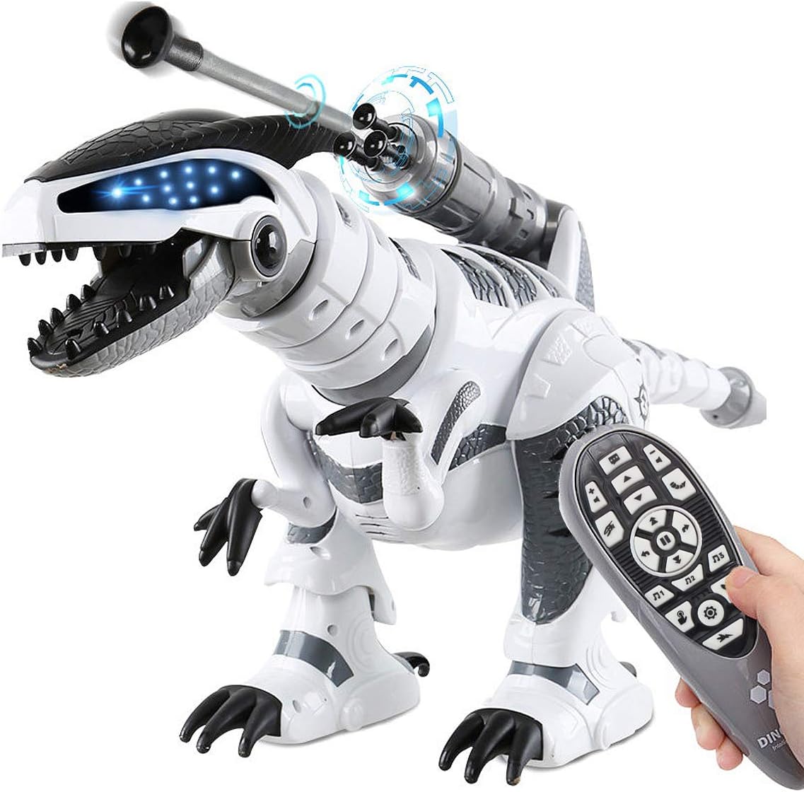 The DinoRover is Your Ultimate Interactive T-Rex Pal! - Remote Control Robot Dinosaur for Kids with Roaring Fun! – Consulate X, view 1 of 7