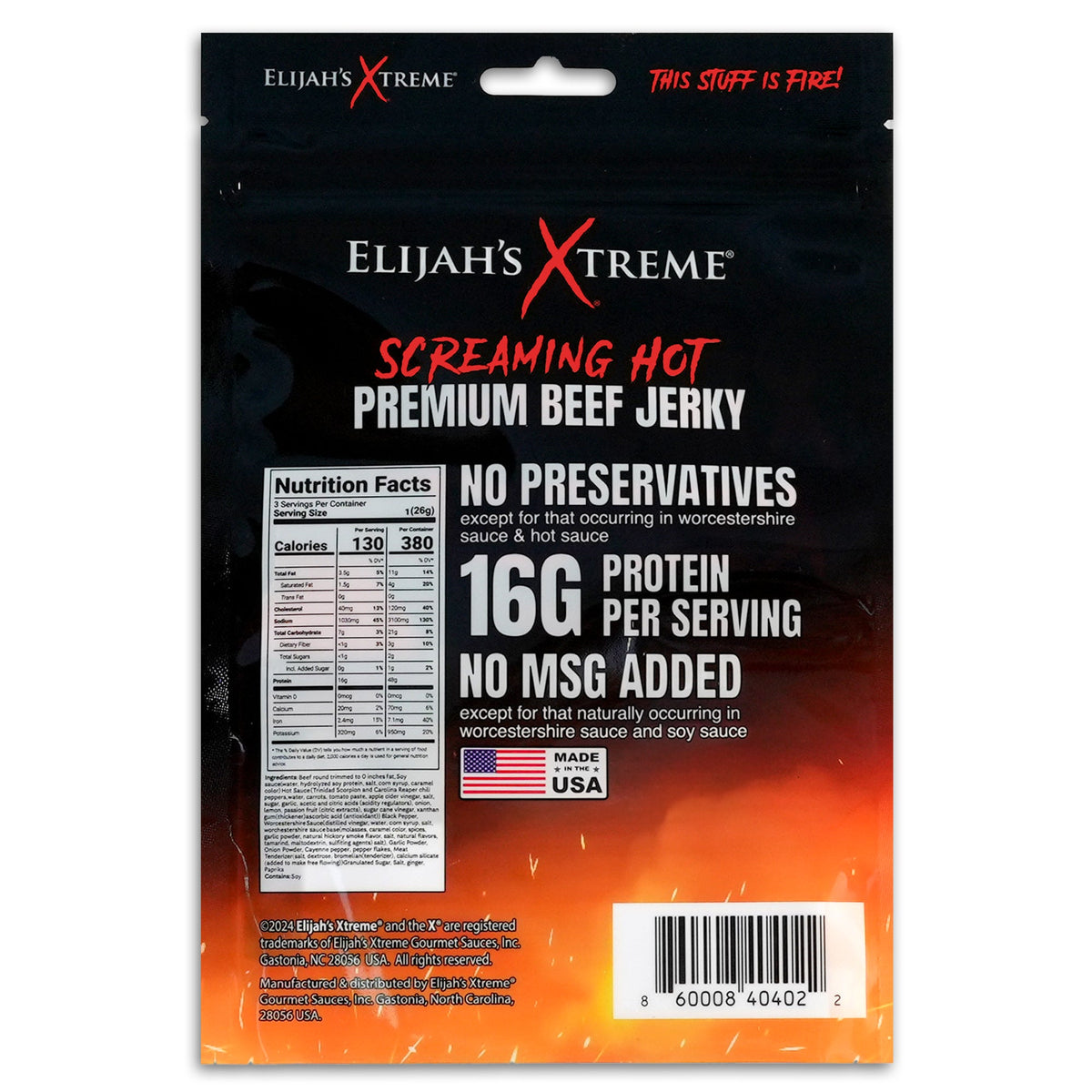 Xtreme Regret Spicy Beef Jerky – Consulate X, view 5 of 5
