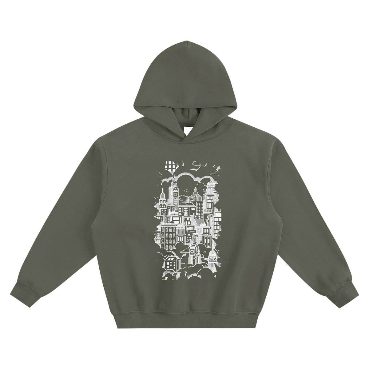 Cloud City Boxy Hoodie – Consulate X, view 4 of 7