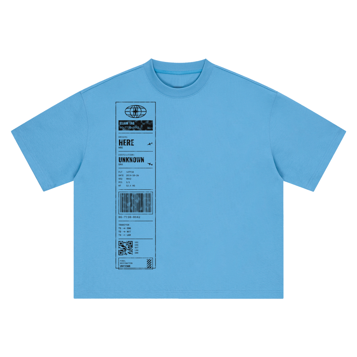 Claim Tag Heavyweight Tee - White – Consulate X, view 7 of 8
