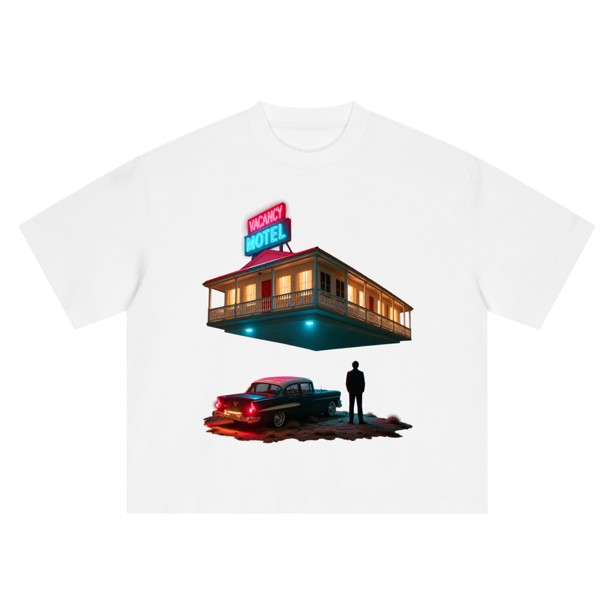 Vacancy Motel Heavyweight Tee – Consulate X, view 5 of 13