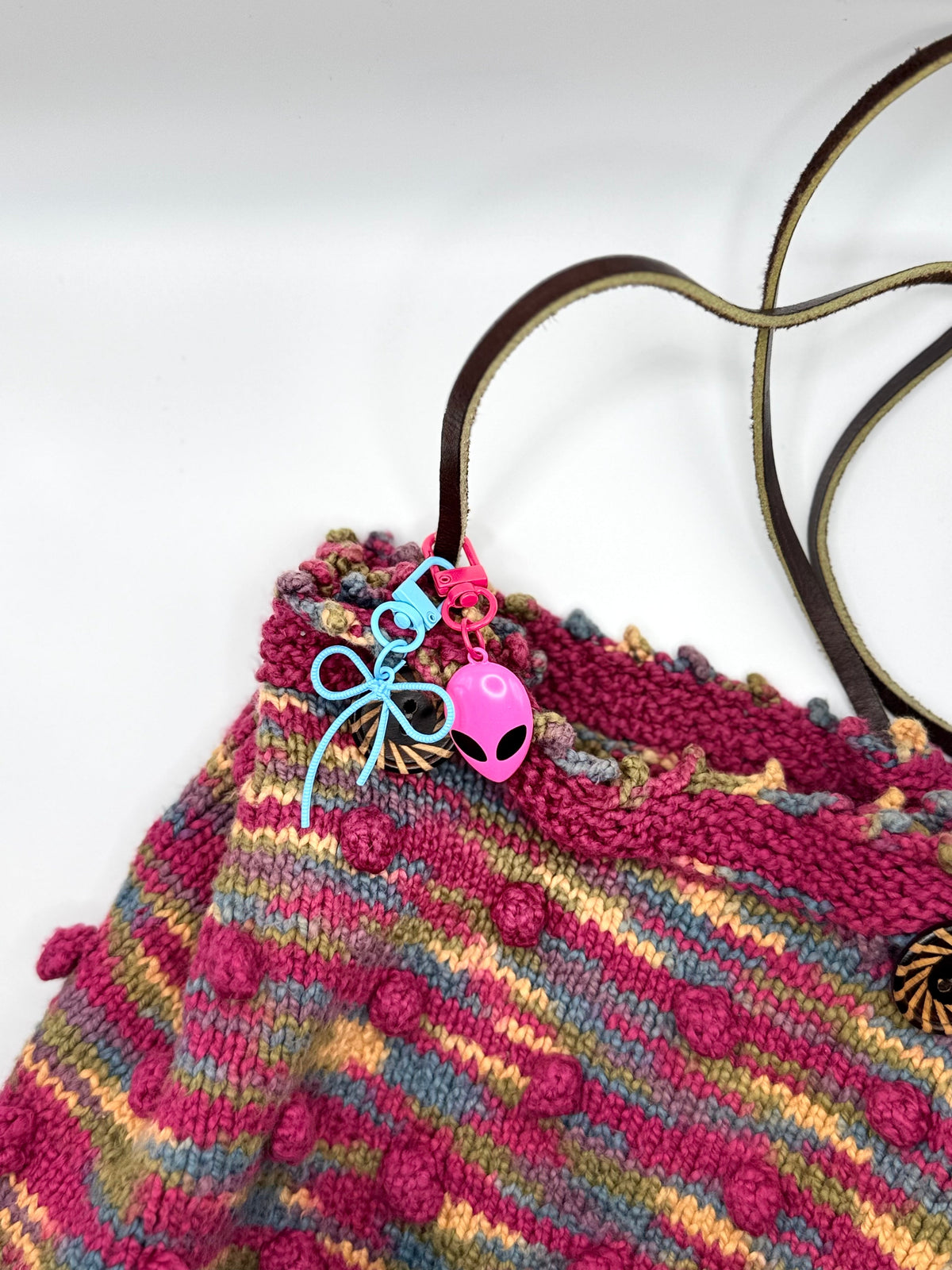 Neon Alien Metal Keychain and Bag Charm – Consulate X, view 4 of 4