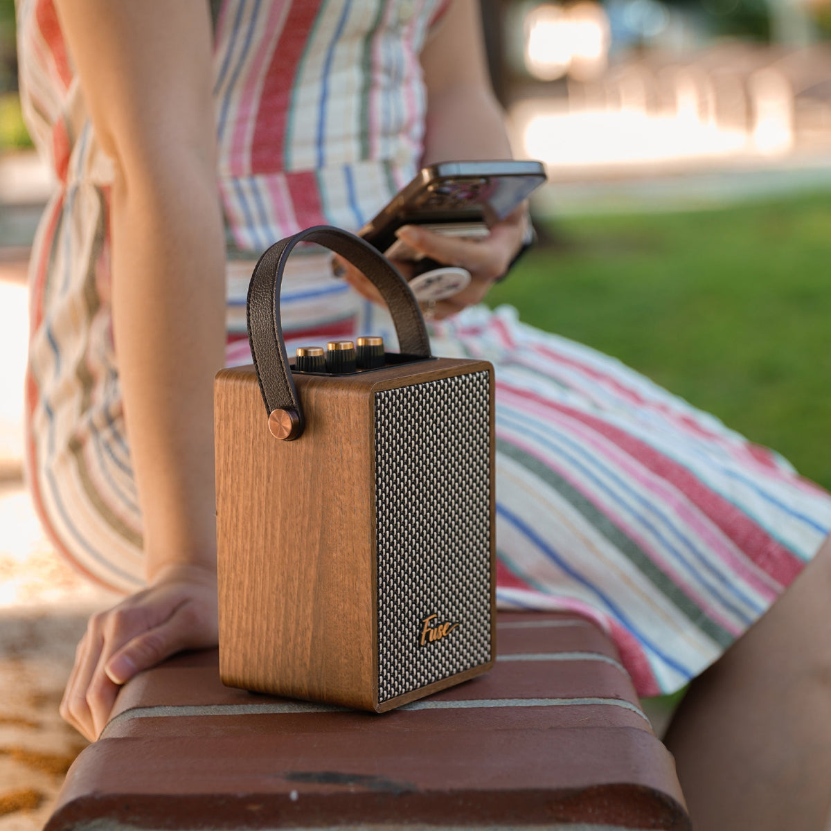 Fuse Andle Vintage Retro Portable Bluetooth Speaker – Consulate X, view 9 of 9